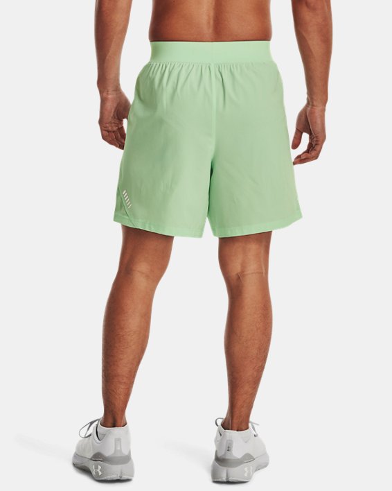 Men's UA SpeedPocket 7" Shorts, Green, pdpMainDesktop image number 1